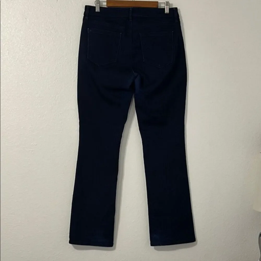 Loft Curvy Sexy Bootcut Denim Jeans Womens 10 Stretchy Casual Dark Wash Mid Rise - Picture 3 of 9